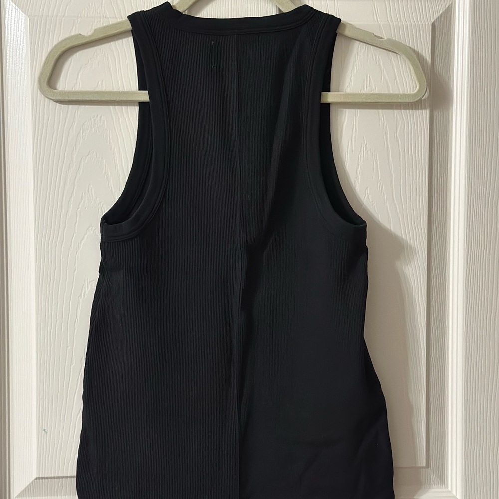 SOLD OUT NYC Not So Basic Sleeveless Ribbed Tank Top - Black - Picture 2 of 3